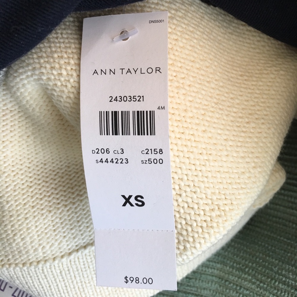 Ann Taylor Tie Sleeve Sweater - Picture 3 of 5